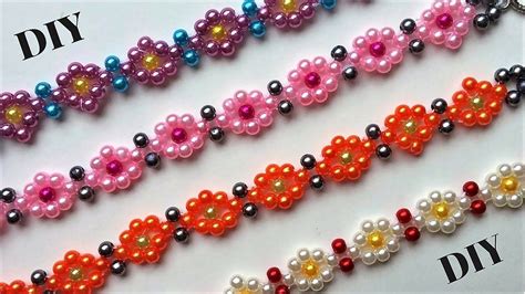 DIY Beaded bracelets. Beading tutorial. - Easy jewelry making (With ...