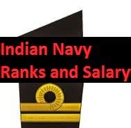 Ranks and salary of Indian Navy officers