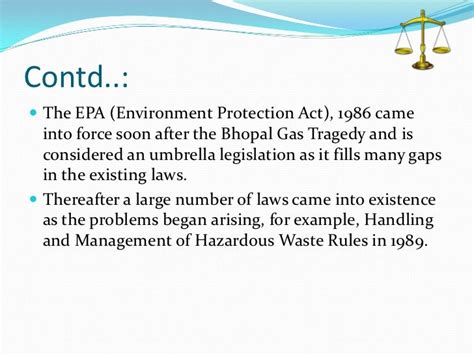 Environmental laws