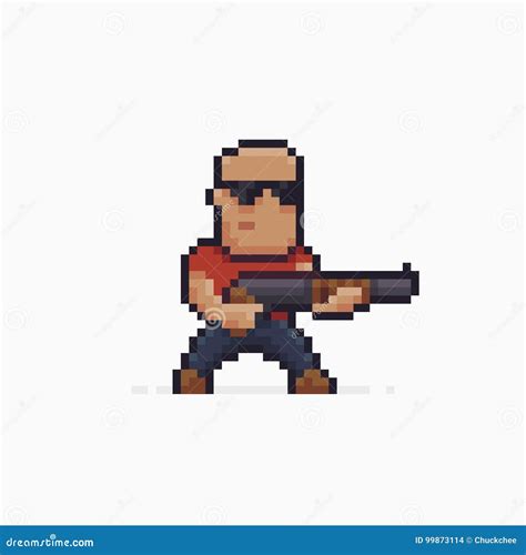 Pixel Art Shotgun