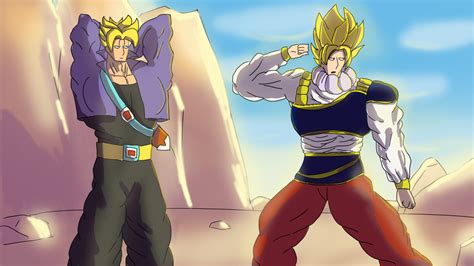 ArtStation - Future Trunks and Goku