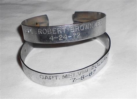 Remember POW bracelets? I always wondered about the people they ...