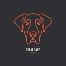 Dog Clipart Great Dane Free Stock Photo - Public Domain Pictures