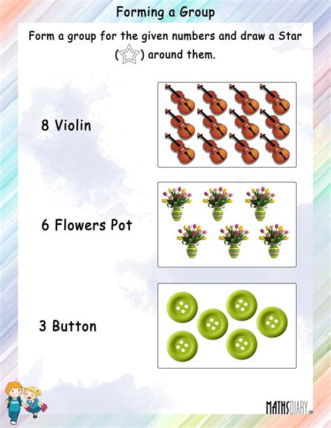 Forming a group for given numbers Worksheets - Math Worksheets ...