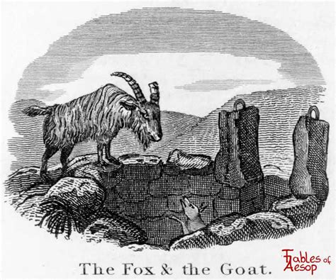 The Fox and The Goat - Fables of Aesop