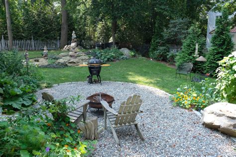 Rustic Peastone Patio & Garden - World's End, Hingham - Rustic - Patio - Boston - by Skyline ...