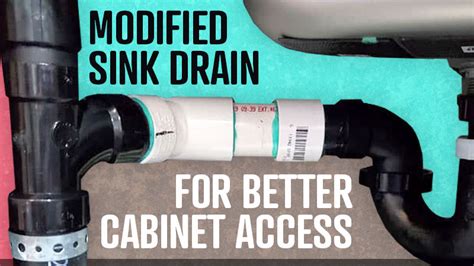 Modified Sink Drain For Better Cabinet Access - Truck Camper Magazine