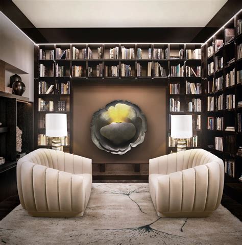 Contemporary Home Library Design