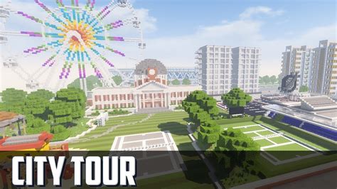 Minecraft: CITY UPDATE! (TOUR) - YouTube