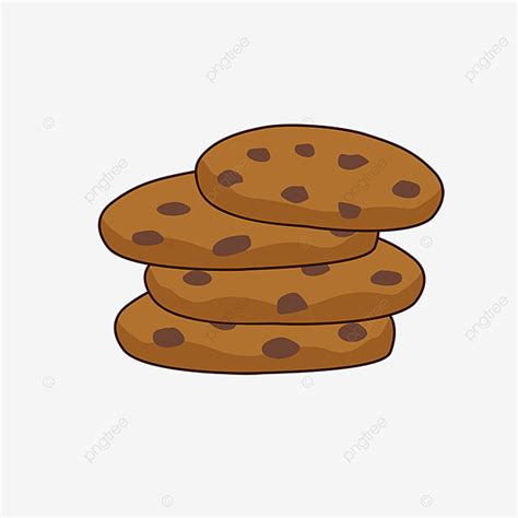 Stacking Chocolate Cartoon Butter Biscuits Clipart Cookie Clipart, Cookies, Clip Art, Chocolate ...