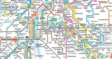 Cologne bus map, rail map | mapsta.net