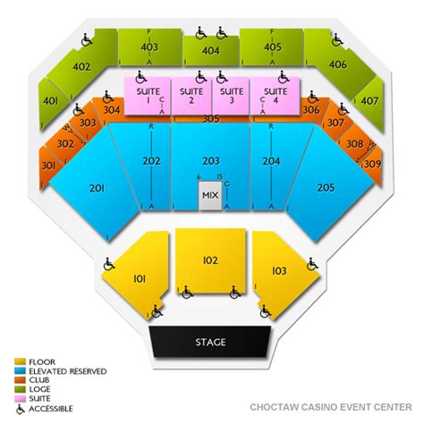 Choctaw Casino Resort Durant Seating Chart | Vivid Seats