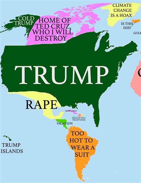 The World According To Donald Trump | Bored Panda