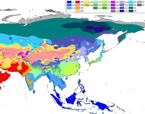 Köppen climate classification | Map, Historical pictures, Asia