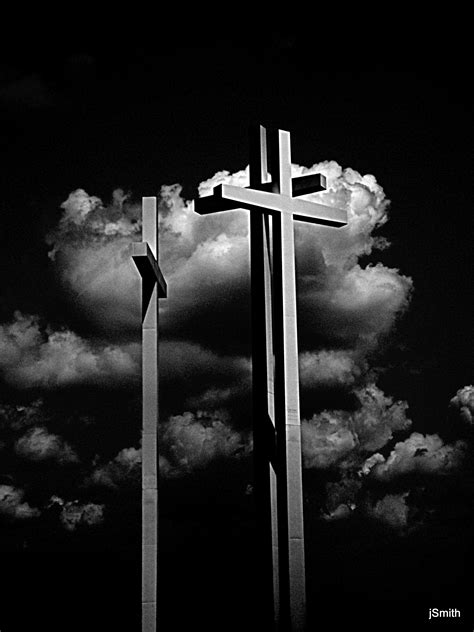 Cross Background Black And White