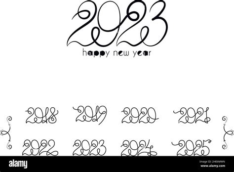 2022 calligraphy Black and White Stock Photos & Images - Alamy