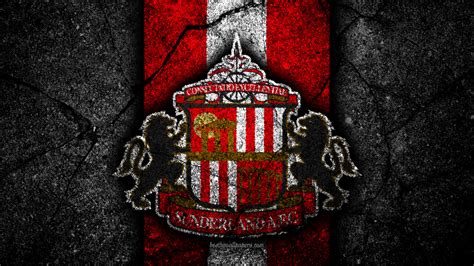 Free download Download wallpapers 4k Sunderland FC logo EFL ...