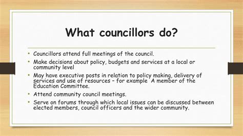 PPT - Local Authorities The role of the Councillor PowerPoint ...