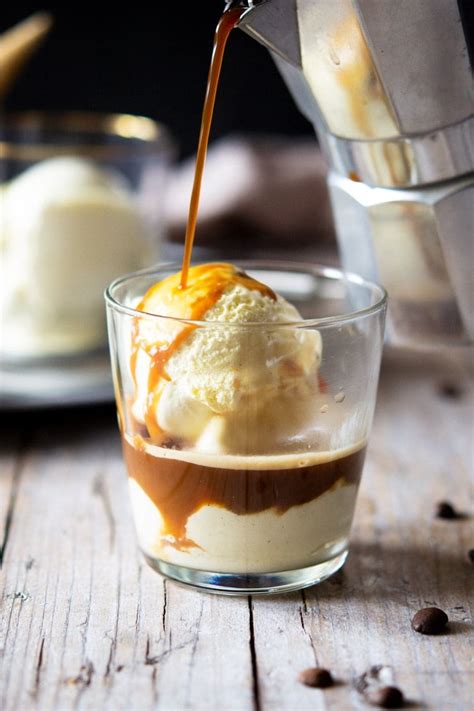 Italian Affogato Recipe - Ice Cream And Coffee - Inside The Rustic Kitchen