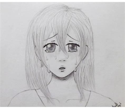 Crying Anime Girl by AngelaChapel on DeviantArt