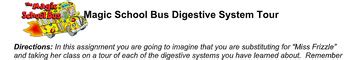 Magic School Bus Digestive System Tour Assignment by Ag Owl Overload