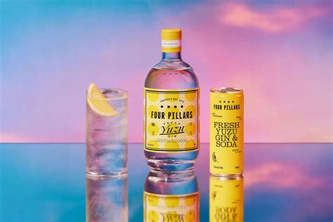 Fresh Yuzu Gin & Soda Cans | Four Pillars Gin