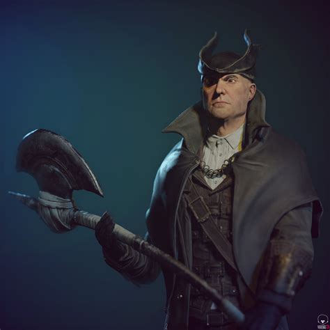 ArtStation - Bloodborne Hunter Fan Art