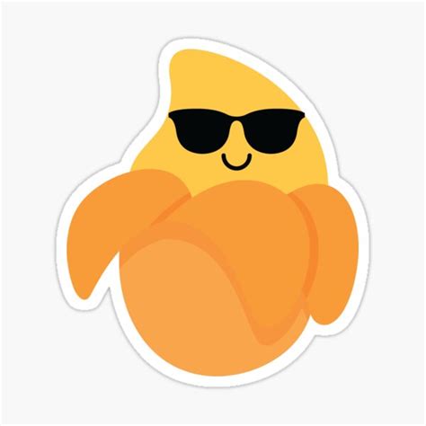 "Mango Emoji " Sticker for Sale by HippoEmo | Redbubble