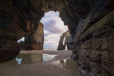 As Catedrais Beach, Cliffs and Arches Stock Photo - Image of cathedral, agua: 67337884