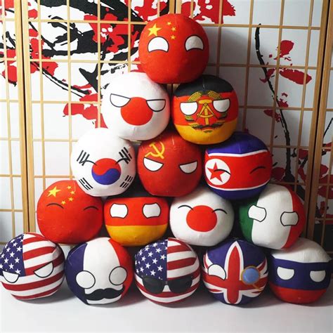 Polandball Plush Doll Countryball USSR USA FRANCE RUSSIA UK JAPAN ...