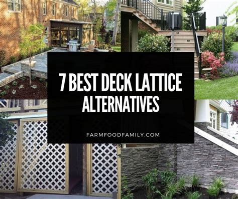 Deck Lattice Alternatives: 7 Eye-Catching Options for Your Outdoor Space