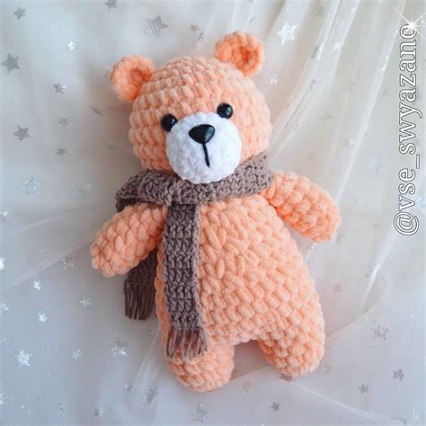 Plush bear amigurumi pattern | Amiguroom Toys