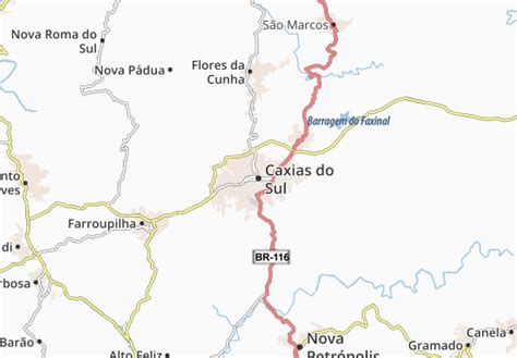 MICHELIN Caxias do Sul map - ViaMichelin