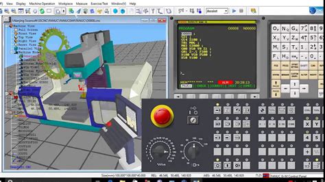 basic cnc programming with fanuc cnc simulation - YouTube