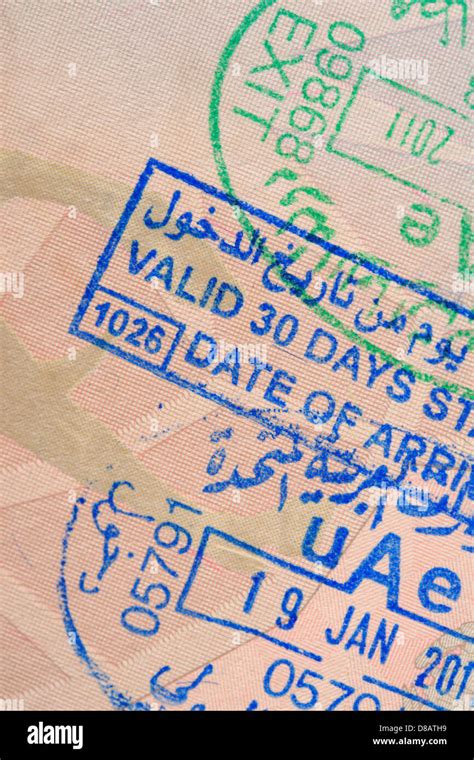 Dubai Passport Stamp