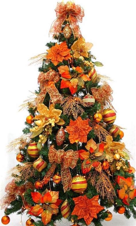 .love the fall colors Retro Christmas Decorations, Christmas Tree ...