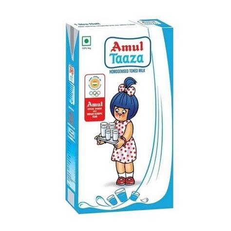 Amul Taaza Full Cream Milk 1L - KIASU MART