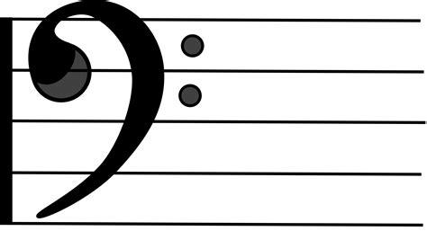 The Bass Clef - ClipArt Best