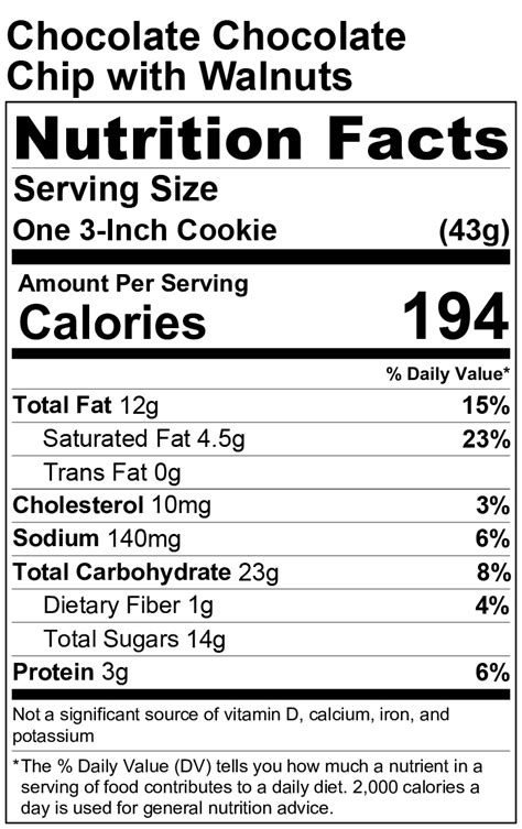 Qdoba Chocolate Chip Cookie Nutrition Facts | Besto Blog