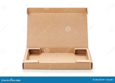 Empty cardboard box stock image. Image of cardboard - 286120739