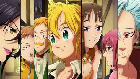 Nanatsu No Taizai Seven Deadly Sins Characters UHD 4K Wallpaper | Pixelz