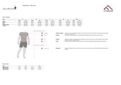 Size Chart - Smartwool Download Printable PDF | Templateroller