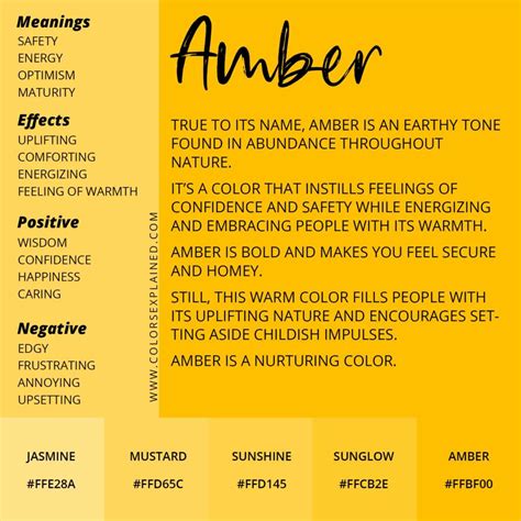 Meaning of the Color Amber: Symbolism, Common Uses, & More (2023)