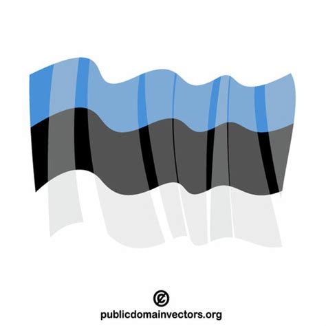 National flag of Estonia | Public domain vectors