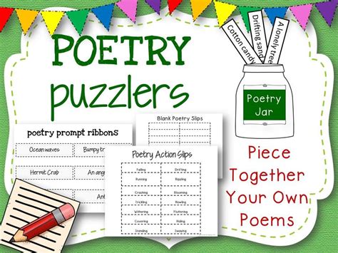 Poetry Writing: A Hands-On Activity | Writing poetry, Hands on activities, Poetry activities