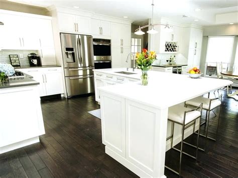 L Shaped Kitchen Island Designs With Seating