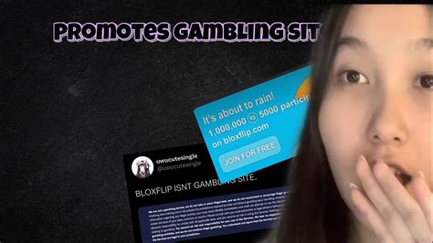 This Roblox YouTuber (@uwucutesingle) Promotes A Gambling Site… - YouTube