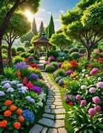 Free Garden Scenery Photo Wallpaper. Face Swap. Insert Your Face ID:1475267