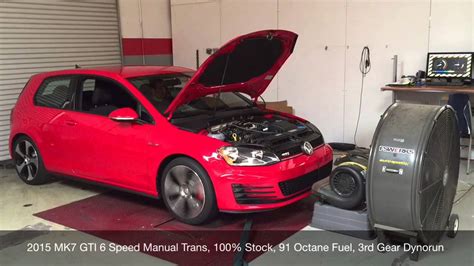 MK7 GTI Dyno - YouTube