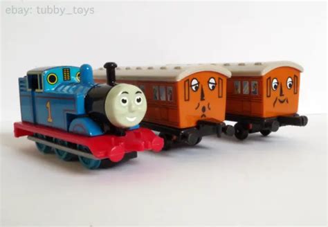 THOMAS THE TANK Engine & Annie + Clarabel Coaches: Ertl Diecast Toy ...